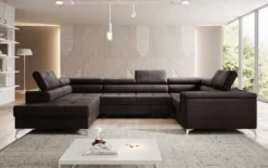 Designer Sofa Torino mit Schlaf- und Klappfunktion