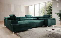 Designer Sofa Torino mit Schlaf- und Klappfunktion