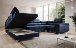 Designer Sofa Torino mit Schlaf- und Klappfunktion