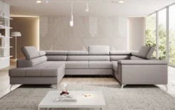 Designer Sofa Torino mit Schlaf- und Klappfunktion