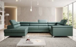 Designer Sofa Torino mit Schlaf- und Klappfunktion