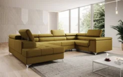 Designer Sofa Torino mit Schlaf- und Klappfunktion