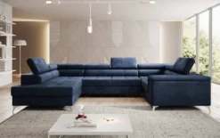 Designer Sofa Torino mit Schlaf- und Klappfunktion