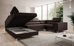 Designer Sofa Torino mit Schlaf- und Klappfunktion
