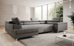 Designer Sofa Torino mit Schlaf- und Klappfunktion