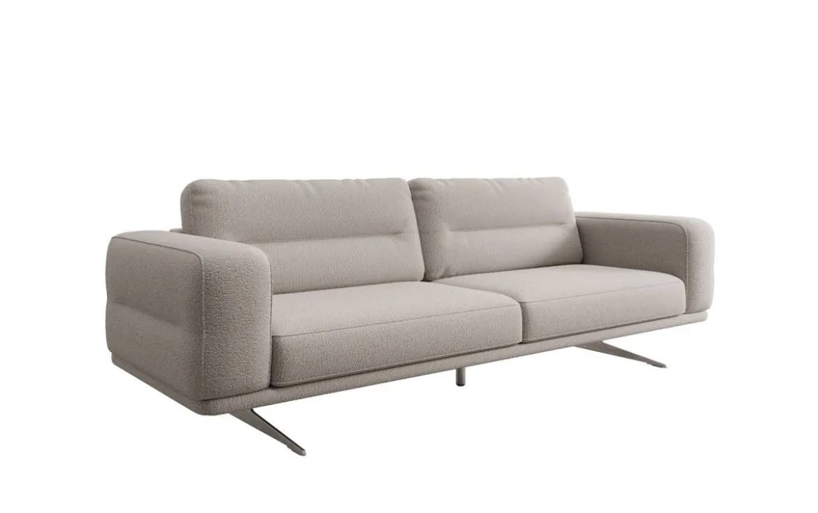 Designer Sofa Torino 3 Sitzer in Bouclé