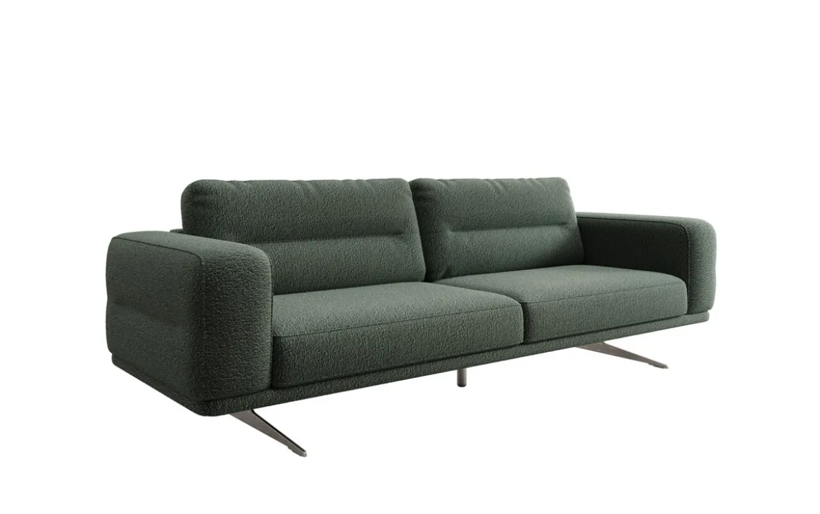 Designer Sofa Torino 3 Sitzer in Bouclé