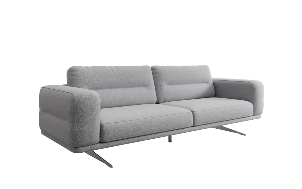 Designer Sofa Torino 3 Sitzer in Bouclé