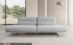 Designer Sofa Torino 3 Sitzer Open in Bouclé