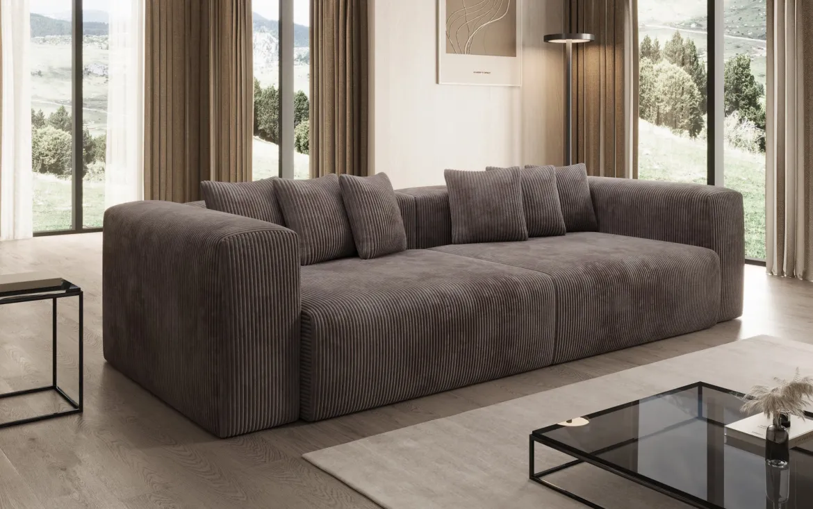 Designer Sofa Tully 3 Sitzer in Cord