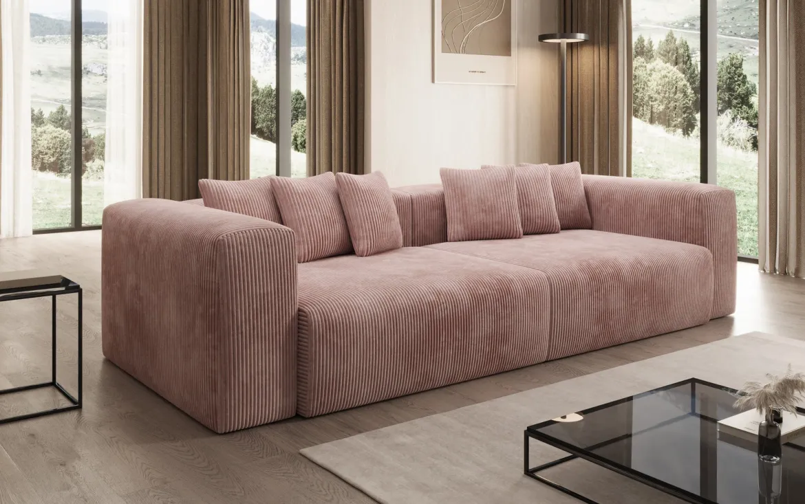 Designer Sofa Tully 3 Sitzer in Cord