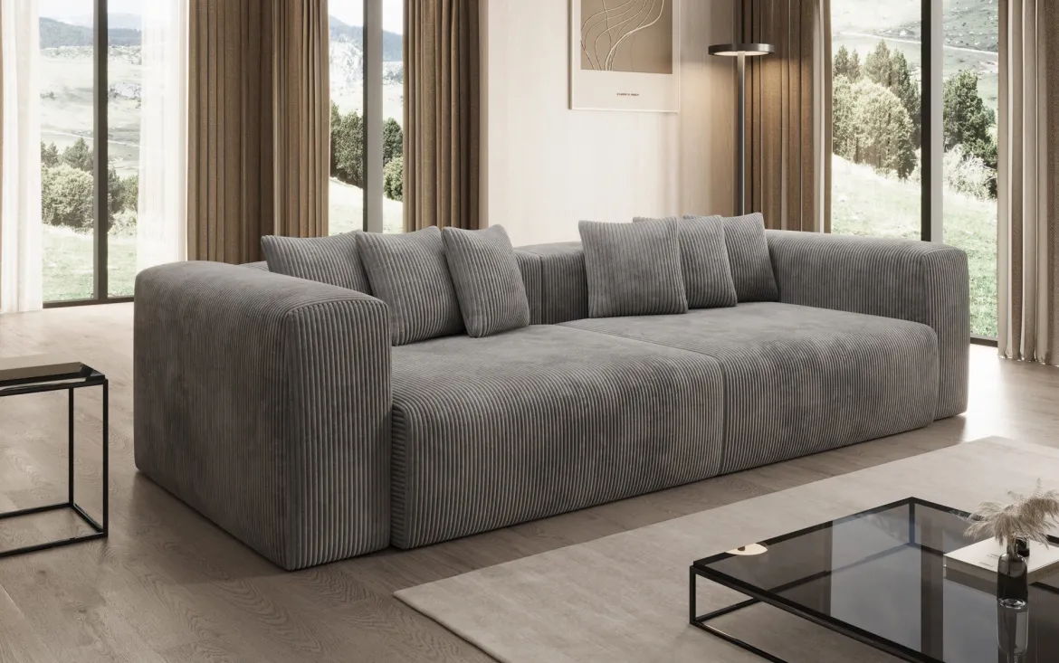 Designer Sofa Tully 3 Sitzer in Cord