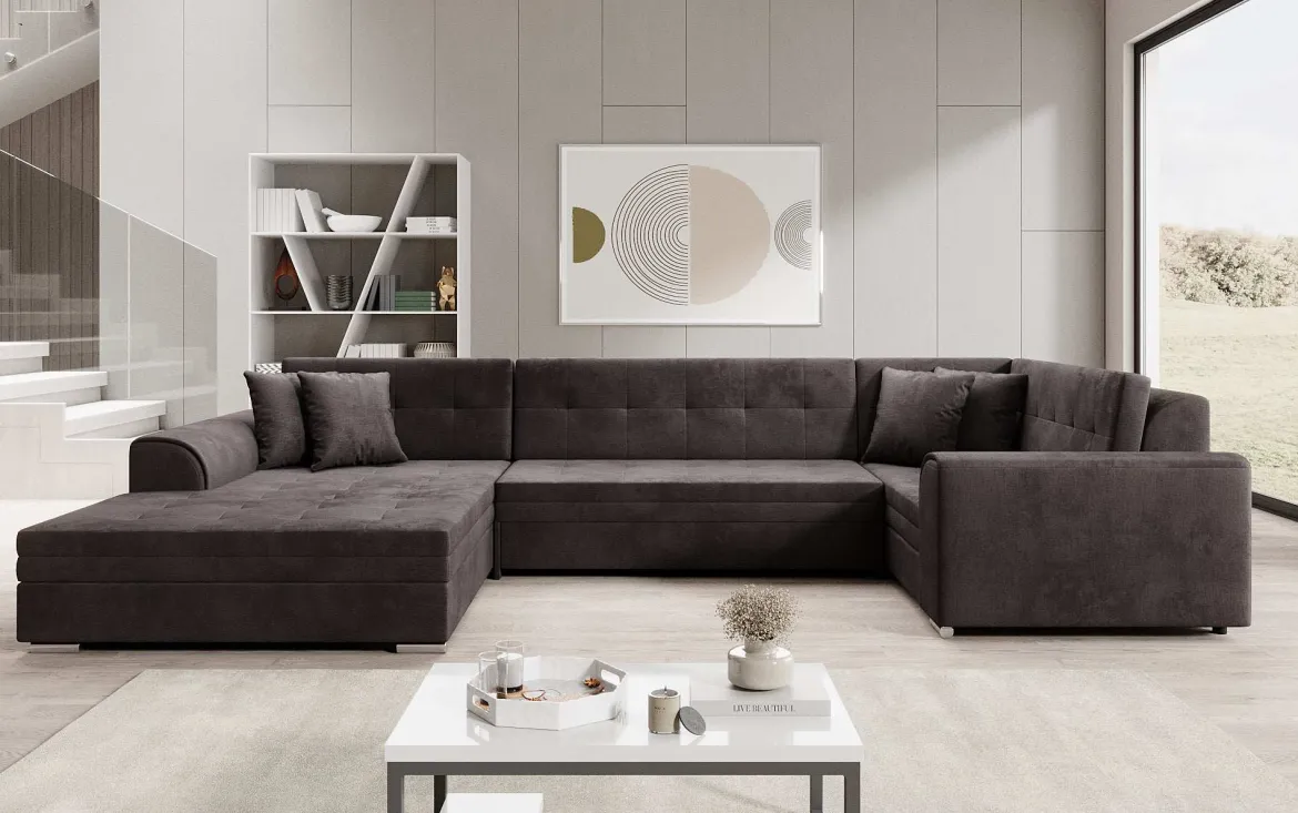 Designer Sofa Velio mit Schlaffunktion
