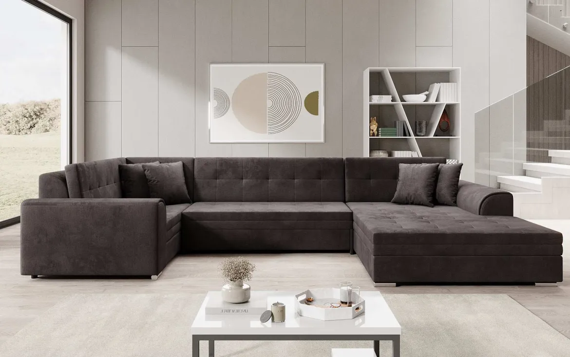 Designer Sofa Velio mit Schlaffunktion