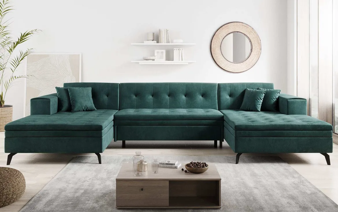 Designer Sofa Vivana mit Schlaffunktion