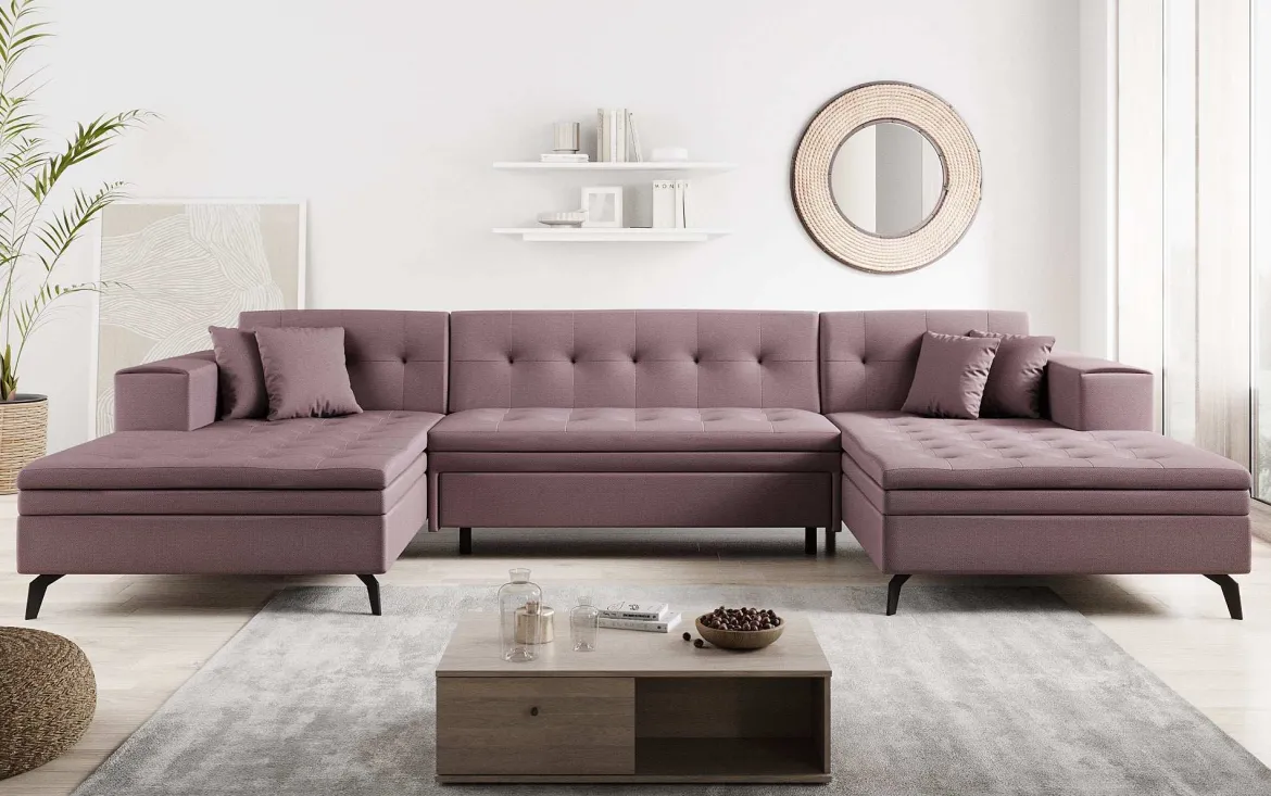 Designer Sofa Vivana mit Schlaffunktion