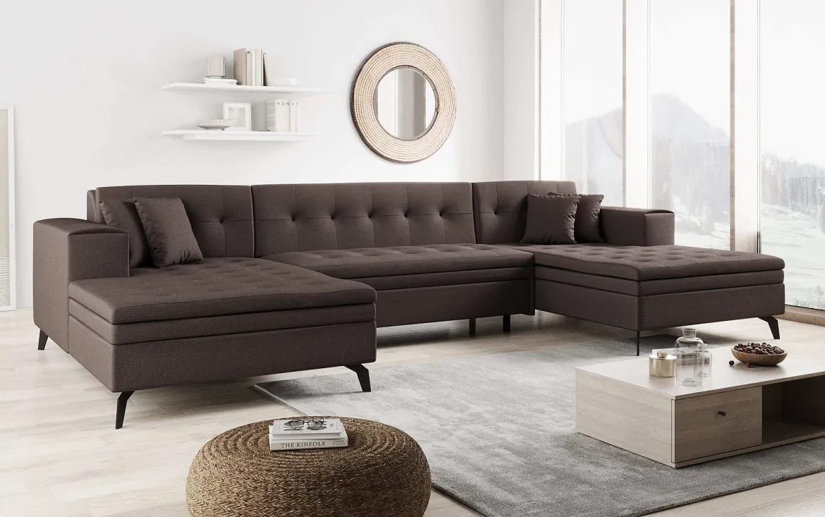 Designer Sofa Vivana mit Schlaffunktion