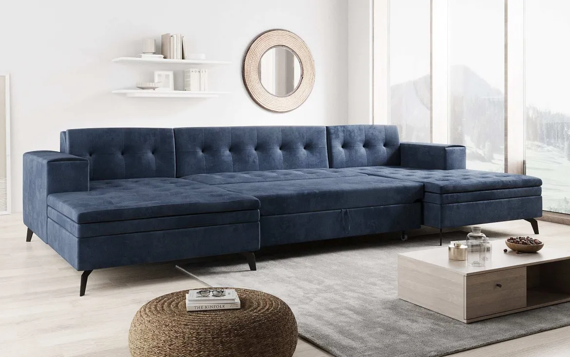 Designer Sofa Vivana mit Schlaffunktion