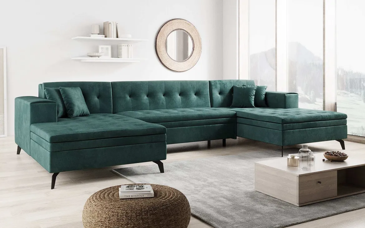 Designer Sofa Vivana mit Schlaffunktion