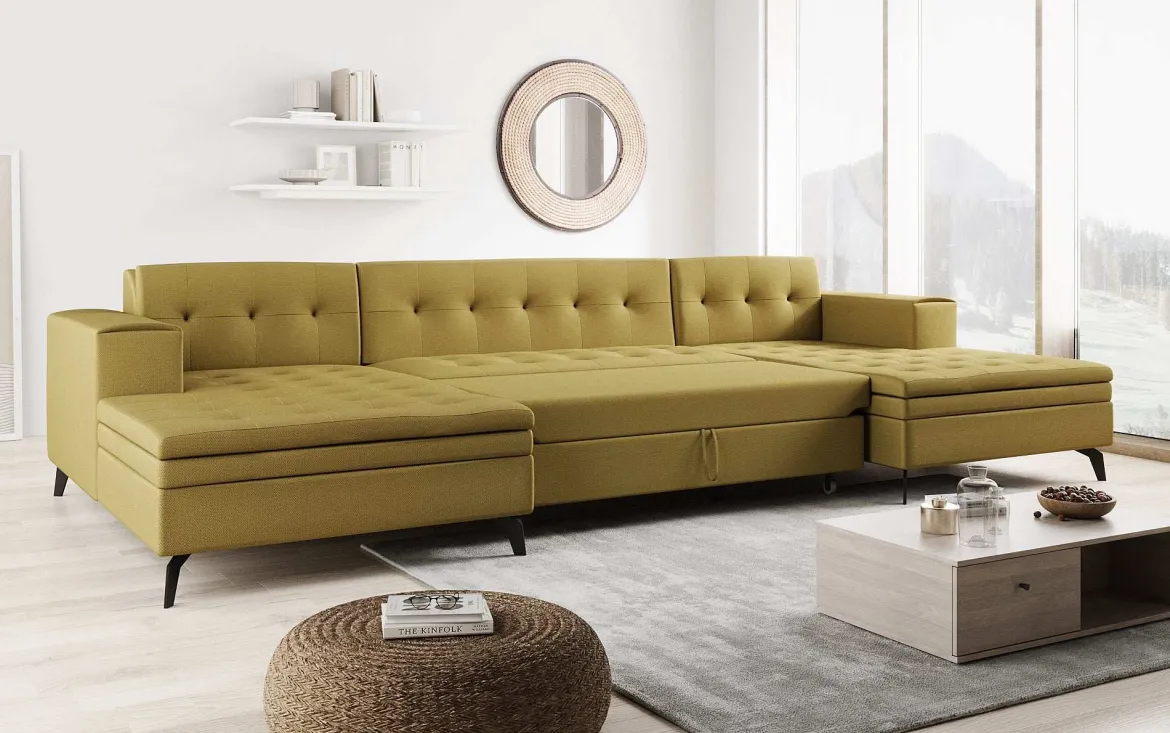 Designer Sofa Vivana mit Schlaffunktion