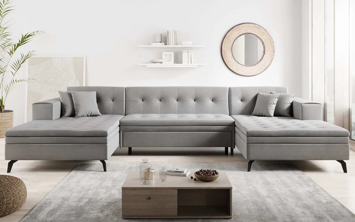 Designer Sofa Vivana mit Schlaffunktion