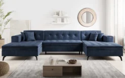 Designer Sofa Vivana mit Schlaffunktion