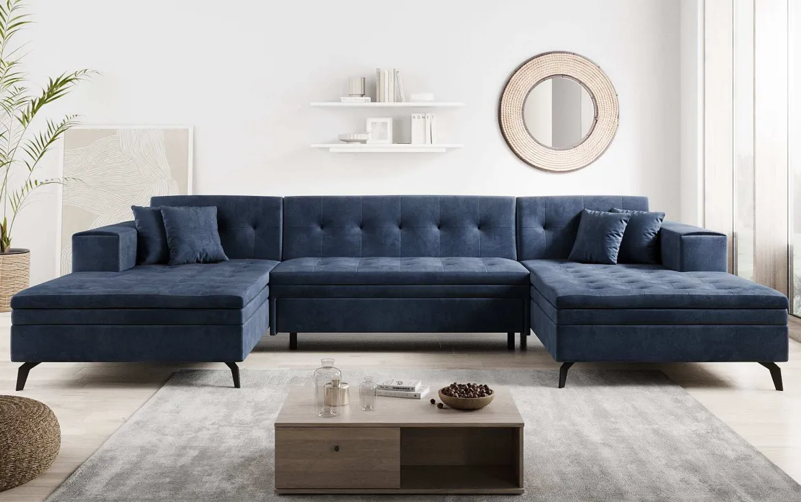 Designer Sofa Vivana mit Schlaffunktion