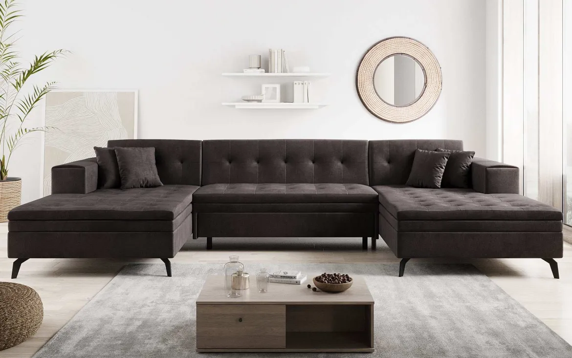 Designer Sofa Vivana mit Schlaffunktion