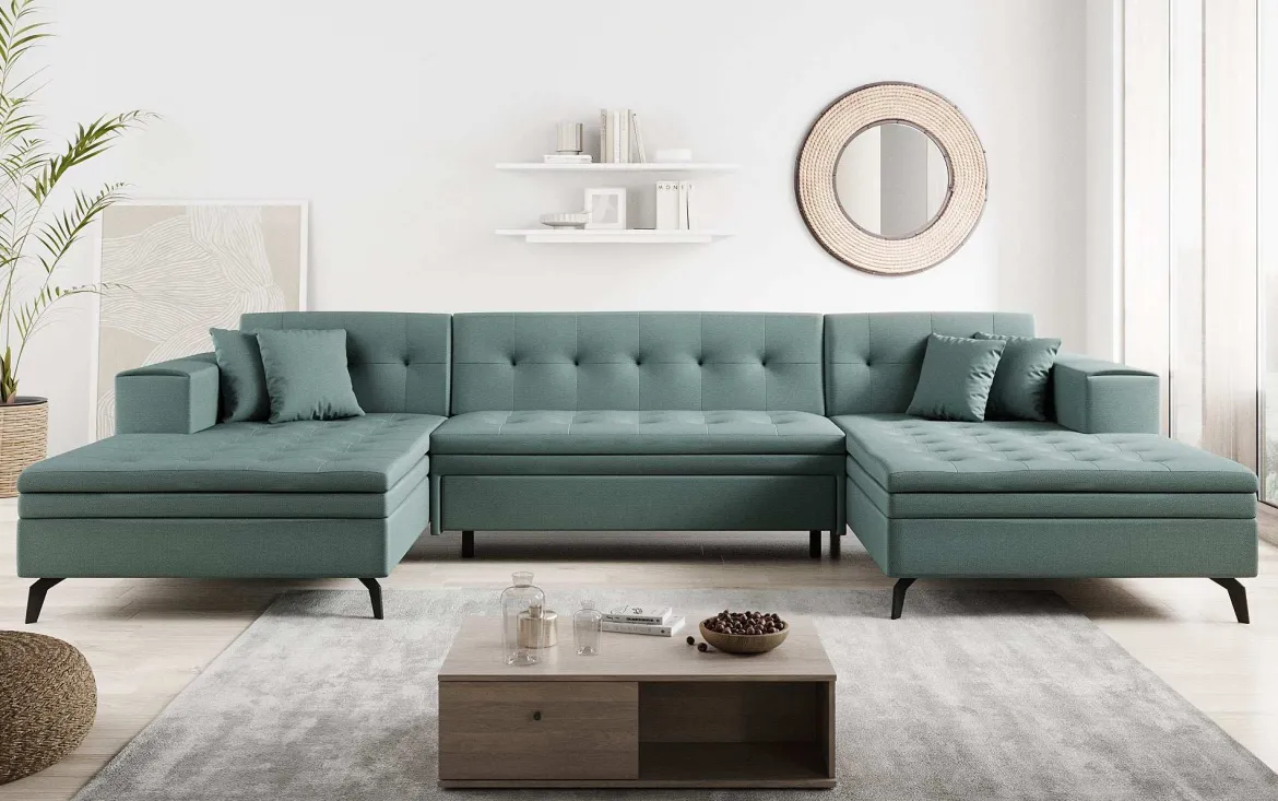 Designer Sofa Vivana mit Schlaffunktion