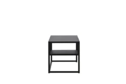 Designer TV-Lowboard Arvigo – Beige/Schwarz, Matt, aus Stahl