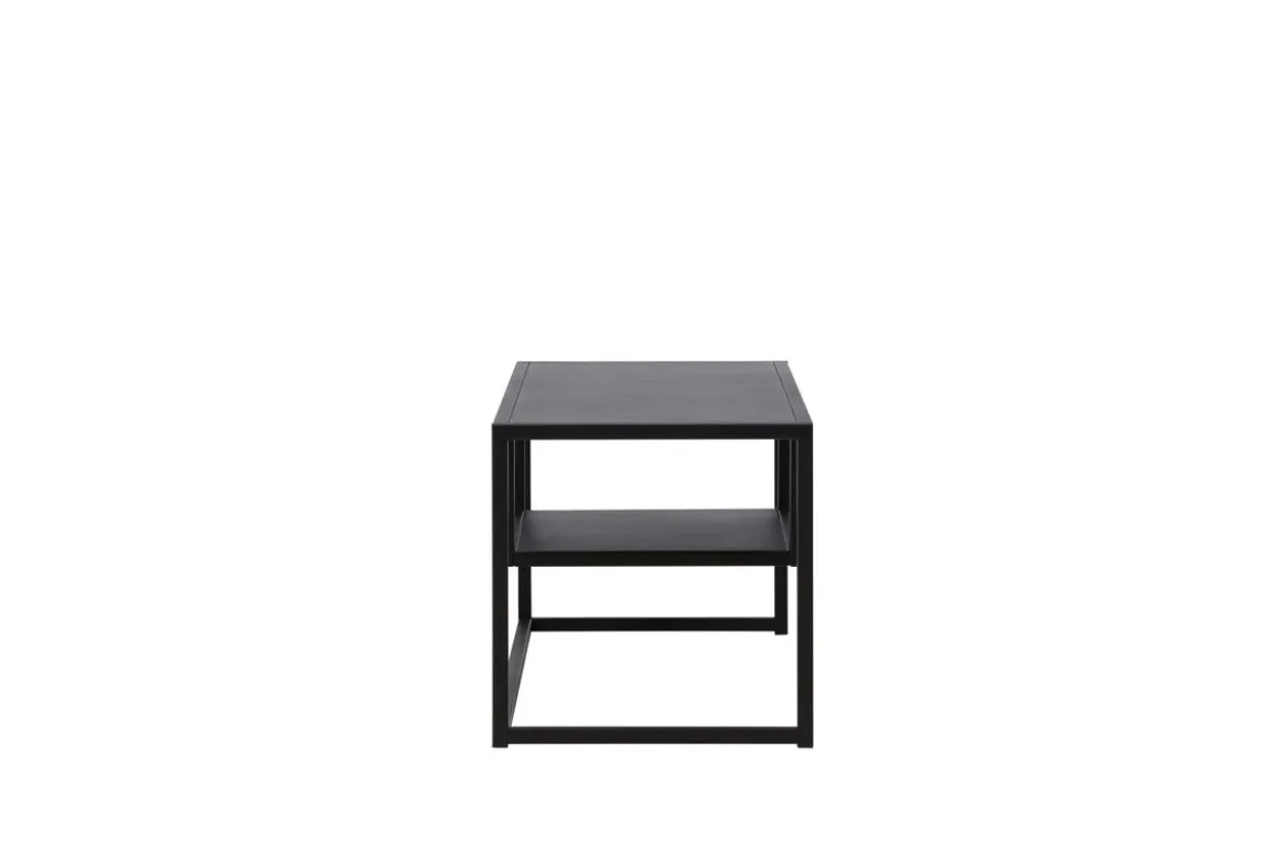 Designer TV-Lowboard Arvigo – Beige/Schwarz, Matt, aus Stahl