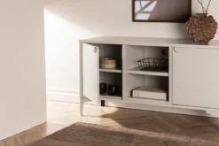 Designer TV-Lowboard Aureon – Modernes Design in Beige oder Schwarz