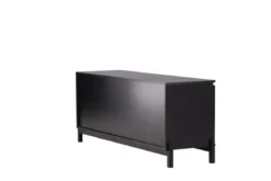 Designer TV-Lowboard Modano – Schwarz matt oder Walnussoptik