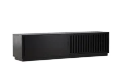 Designer TV-Lowboard Valero 180 cm MDF – Matt, mit Lamellenfront