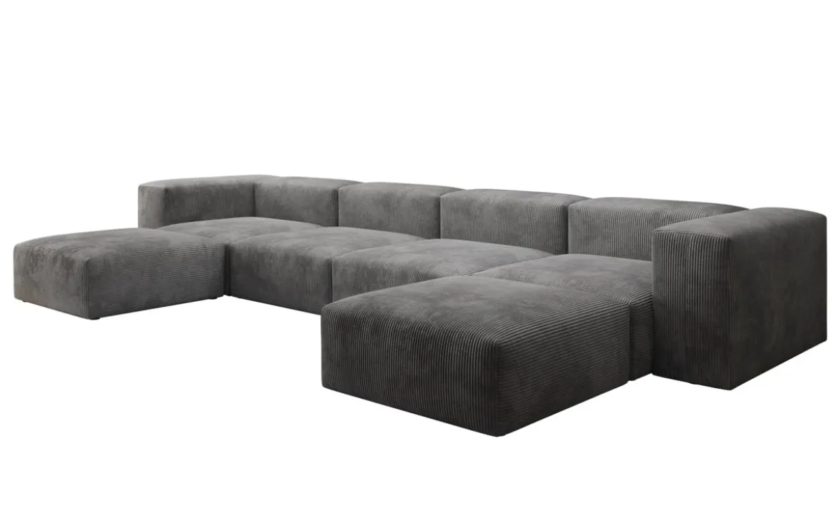 Designer U Sofa Snug in Cord
