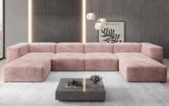 Designer U Sofa Snug in Cord