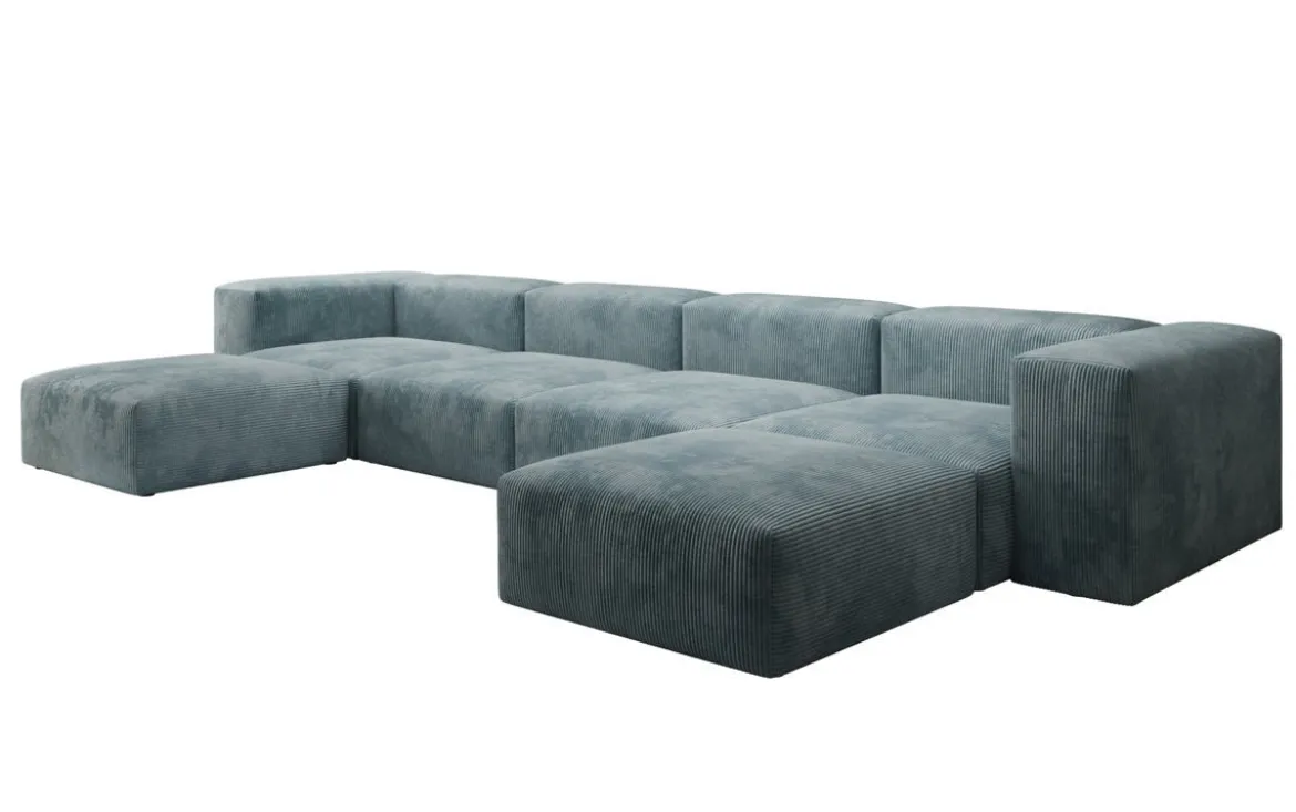 Designer U Sofa Snug in Cord