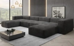 Designer U Sofa Snug in Cord
