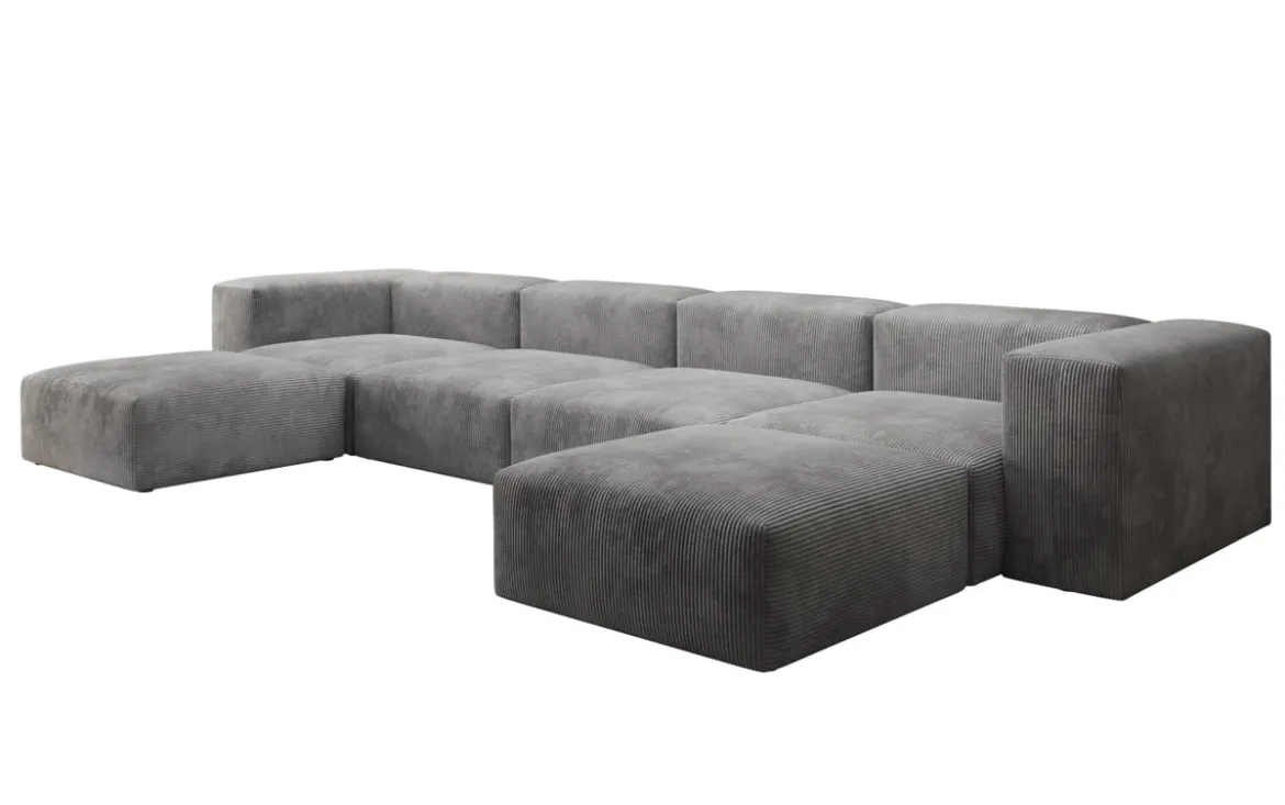 Designer U Sofa Snug in Cord