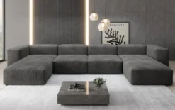 Designer U Sofa Snug in Cord