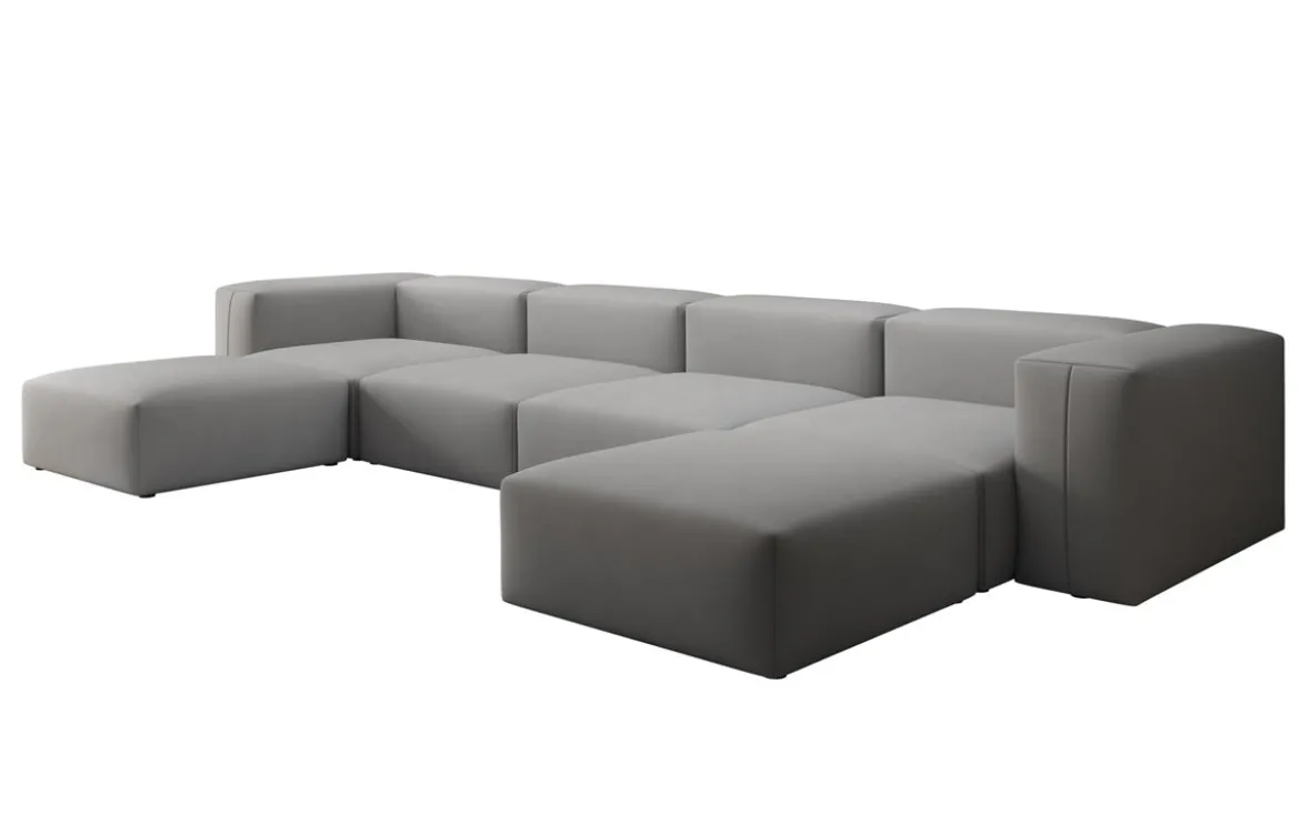 Designer U Sofa Snug in Stoff