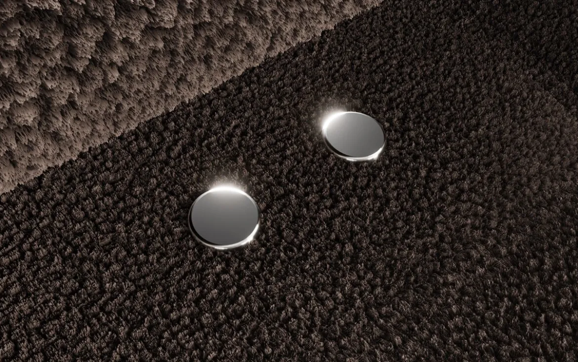 Designer U Sofa Sydney Bouclé mit elektrischer Schlaffunktion