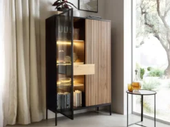 Designer Vitrine Nayra II inkl. LED