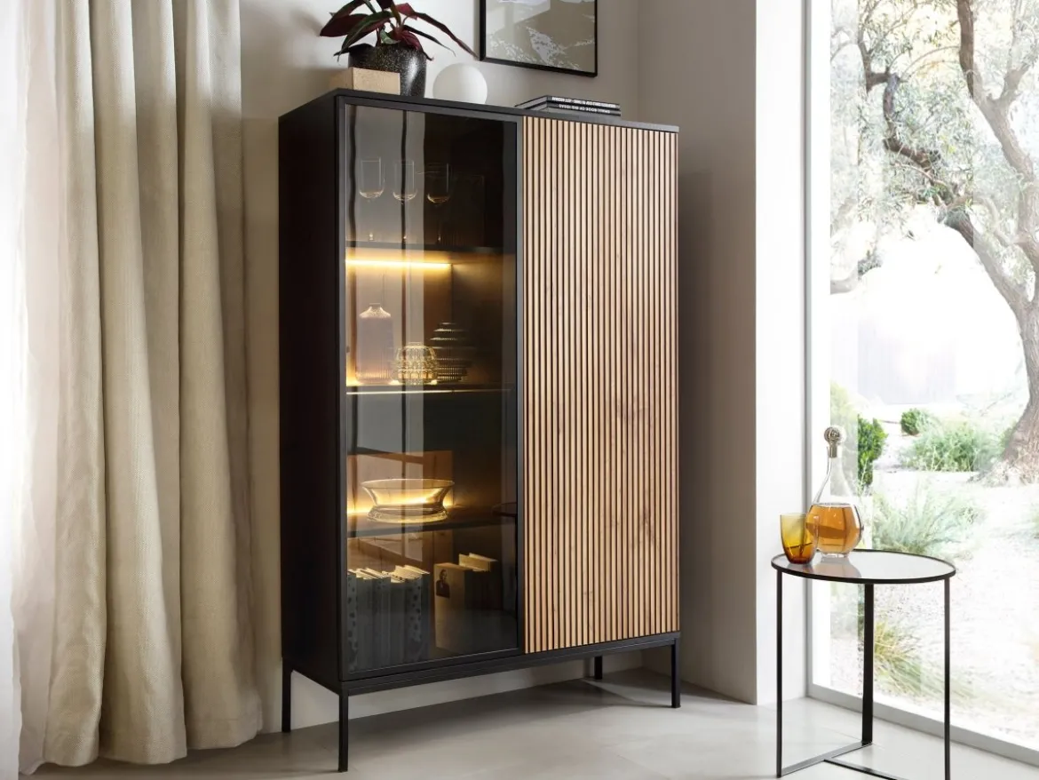 Designer Vitrine Nayra II inkl. LED