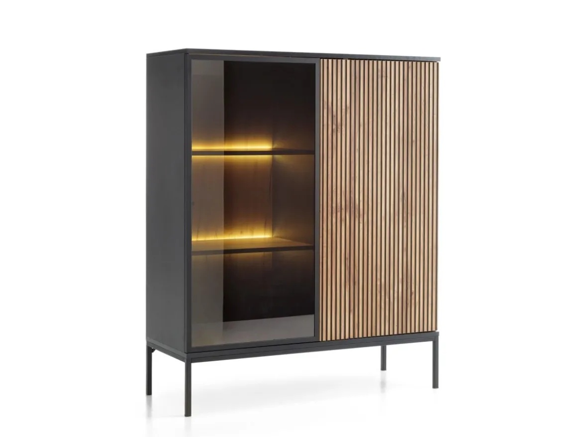 Designer Vitrine Nayra inkl. LED