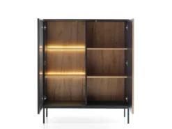 Designer Vitrine Nayra inkl. LED