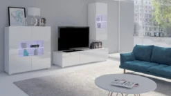 Designer Wohnwand Carlos mit LED