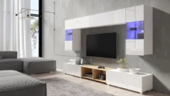Designer Wohnwand Picasso mit LED