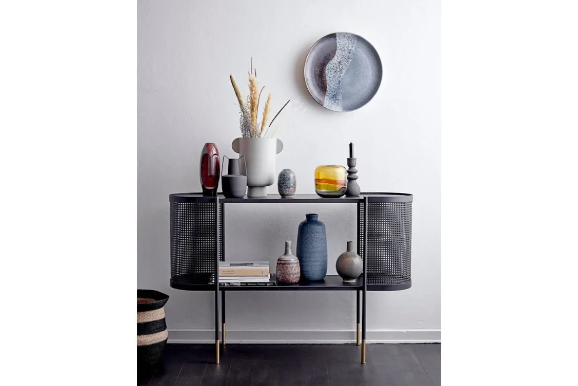 Designvase „Terra Skulpt“ – Vase aus braunem Steingut