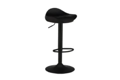 2er Set - Barhocker Adoro in Schwarz aus Metall